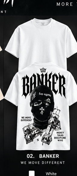Banker — Oversized Streetwear Tee