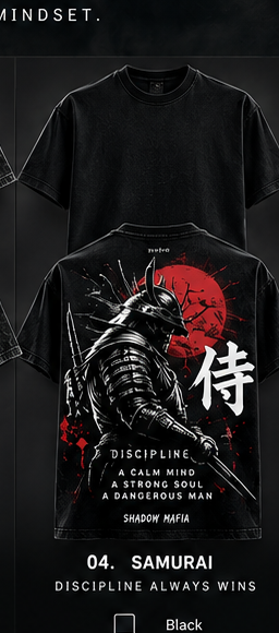 Samurai — Oversized Streetwear Tee