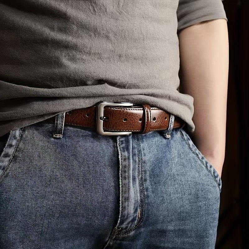 Shadow Belt — Retro Pin Buckle